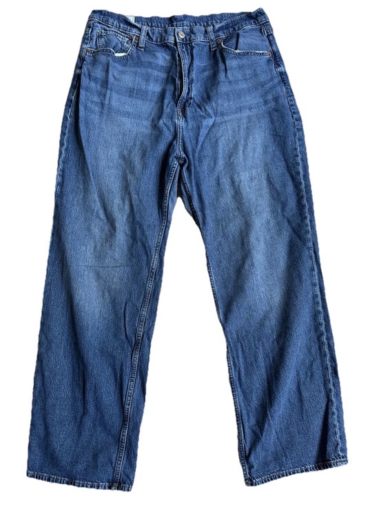 GAP Denim - Gap Women's Blue Loose High Rise Denim Jeans Size 32/ 14S